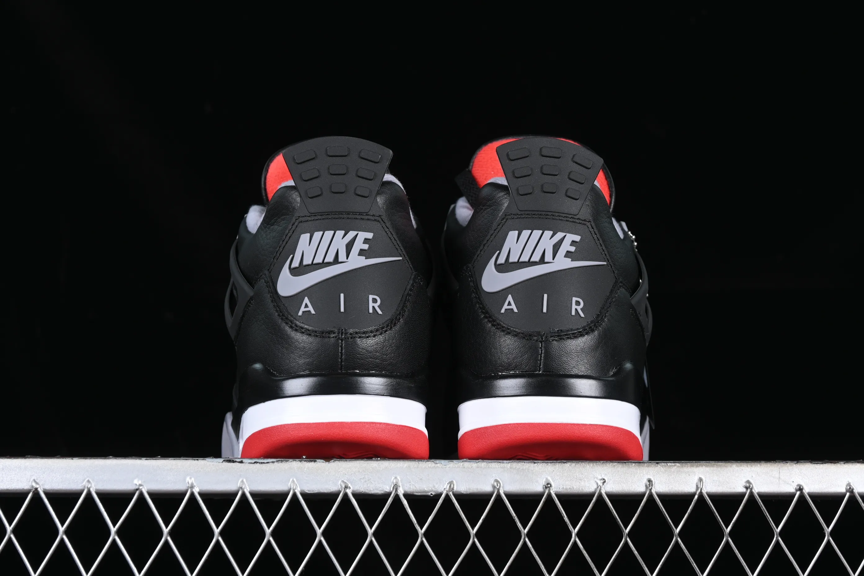 All categories Air Jordan Jordan series basketball shoes Air Jordan 4 pure original Air Jordan 4 Retro "Bred Reimagined" AJ4 Joe 4 black red FV5029-006